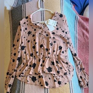 Sienna Sky Pink Floral Blouse